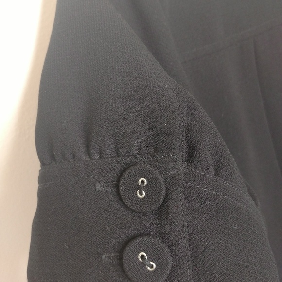 Calvin Klein Women's Size 4 Black Button Up Dress - Picture 4 of 7